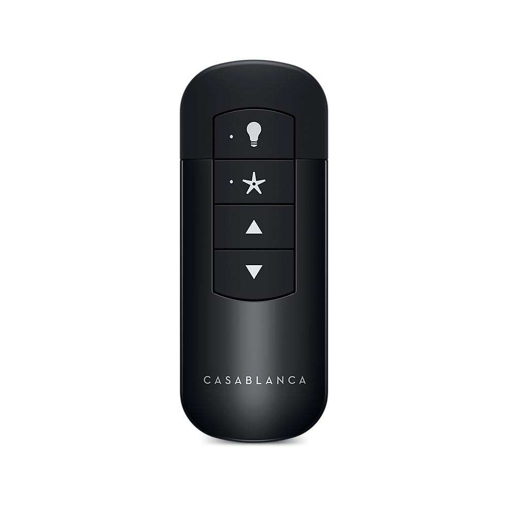 Handheld Glossy Black Indoor Remote Control
