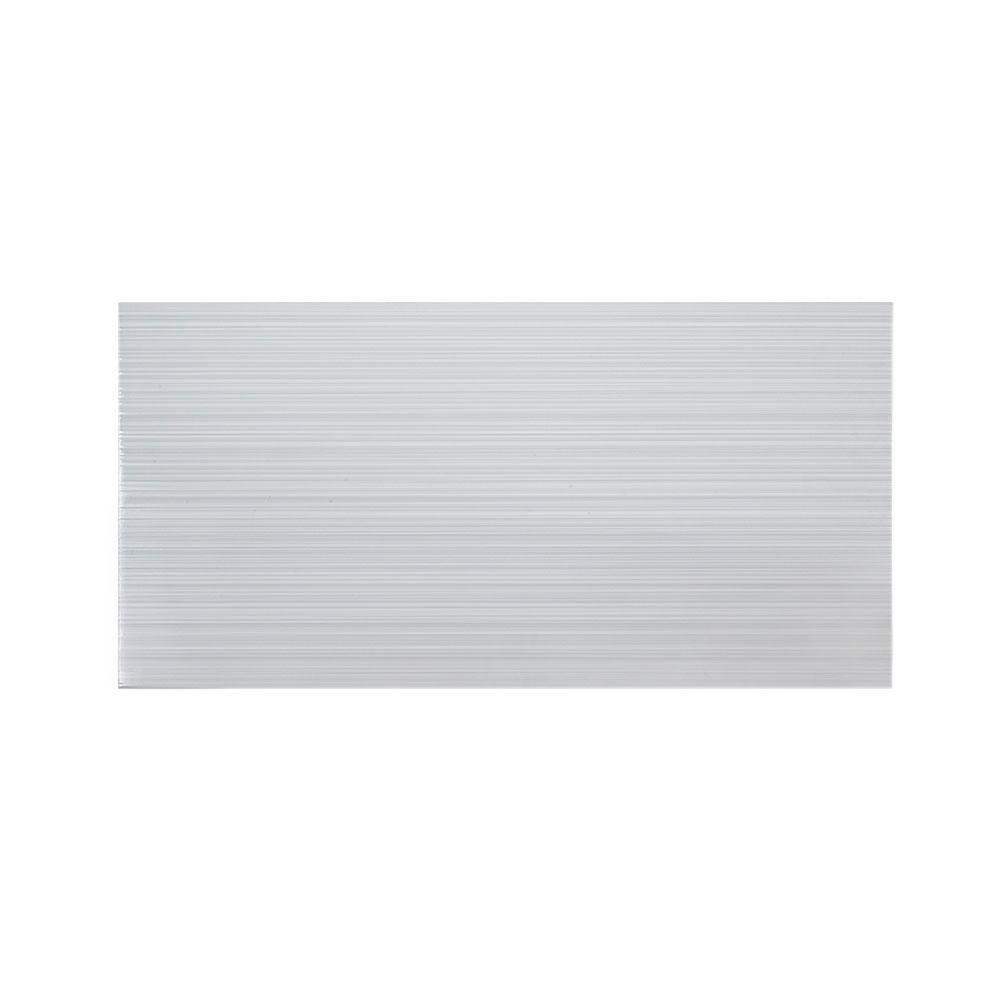 Jeffrey Court Morning Tide Gray 6 in. x 20 in. Glossy Ceramic Wall Tile (10.76 sq. ft. / case)