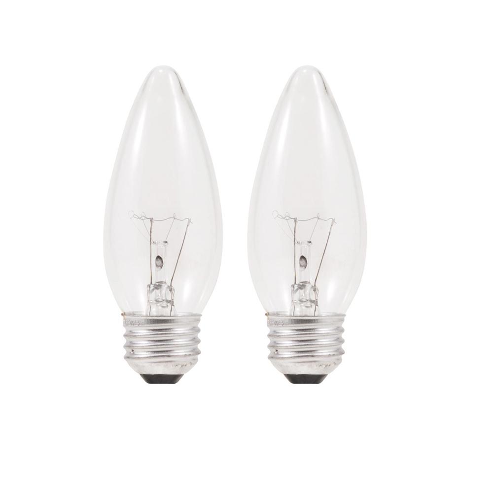 Sylvania 60-Watt Double Life B13 Incandescent Light Bulb (2-Pack)