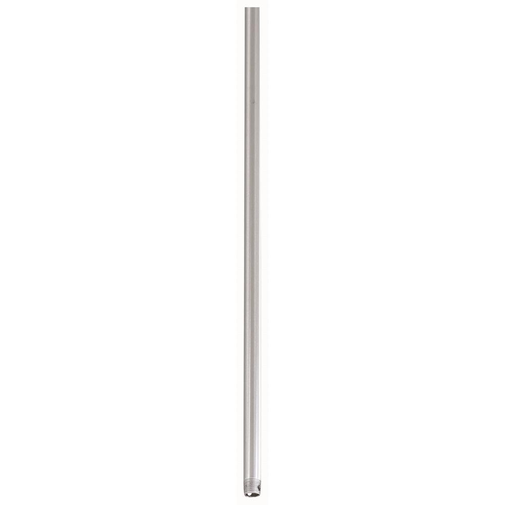 12 in. Brushed Aluminum Extension Downrod