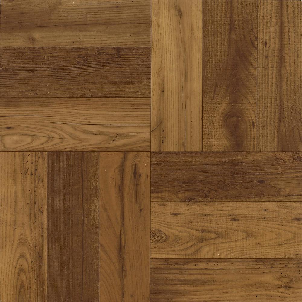 Armstrong Criswood Russet Oak 12 in. x 12 in. Residential Peel and Stick Vinyl Tile Flooring (45 sq. ft. / case)