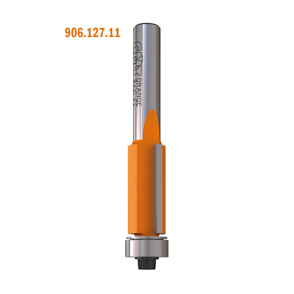 Solid Carbide Flush Trim Bit D=1/4”X1” S=1/4”