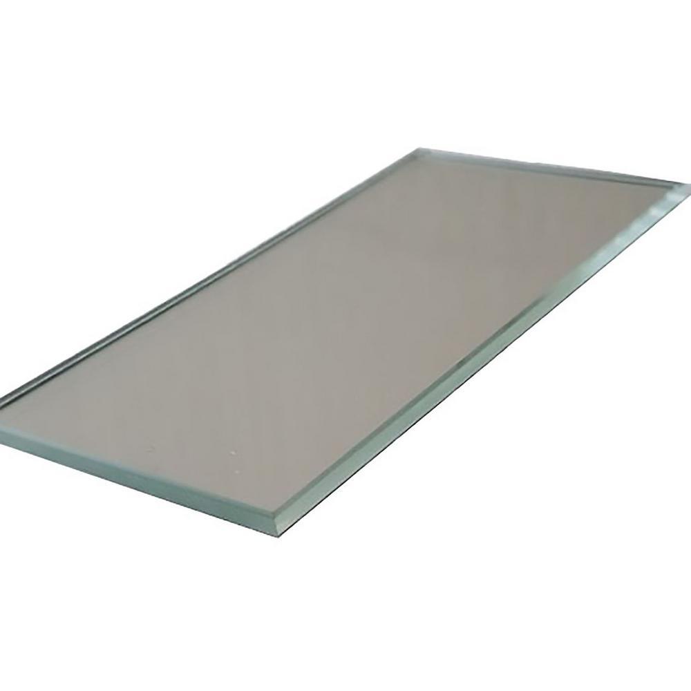 ABOLOS Reflections Silver Straight Edge 3 in. x 12 in. Glass Mirror Subway Wall Tile (14 sq. ft. / case)