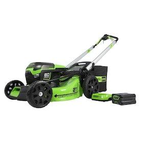 Greenworks Pro 60-volt Max Brushless Lithium Ion Self-propelled 21-in Cordless Electric Lawn Mower