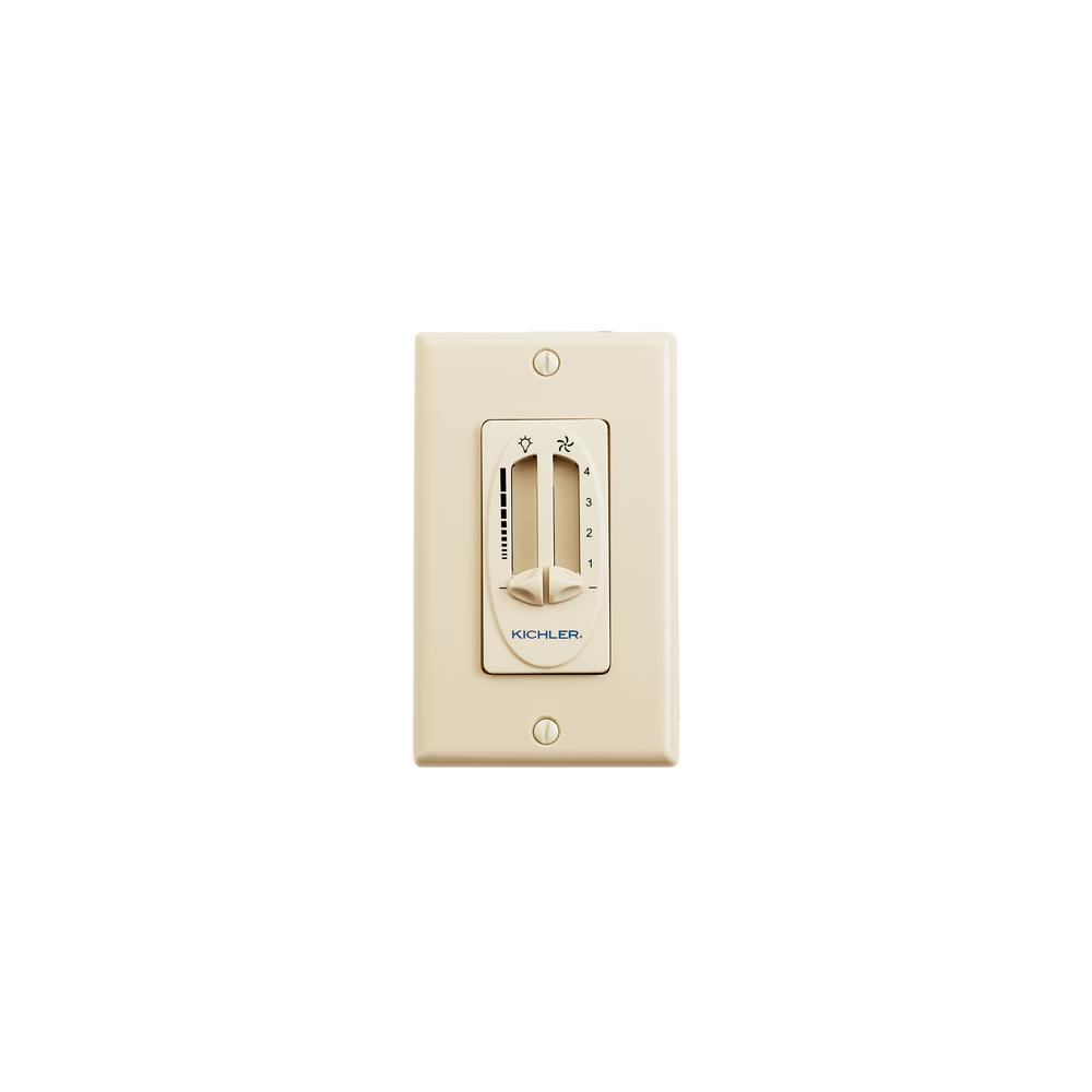 Independence 4-Speed Dual Slide Fan Switch Control, Light Ivory