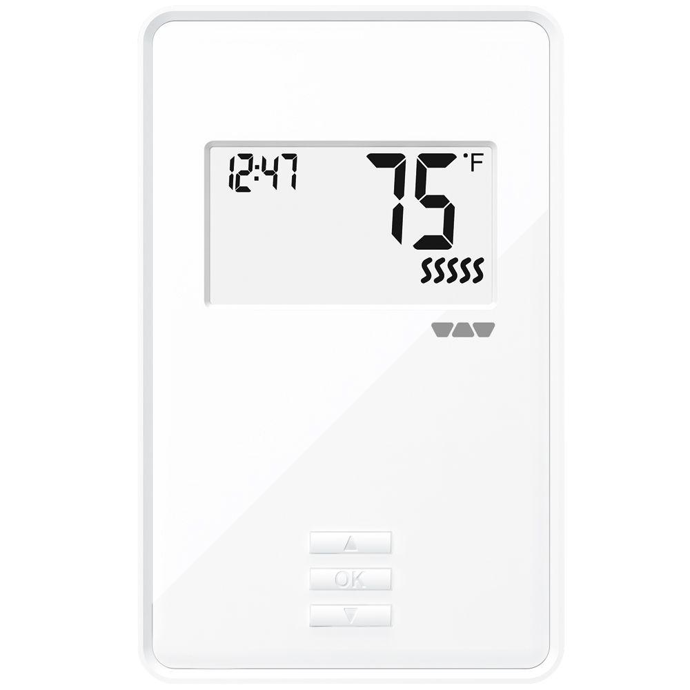Schluter Ditra-Heat Non-Programmable Thermostat, Bright White