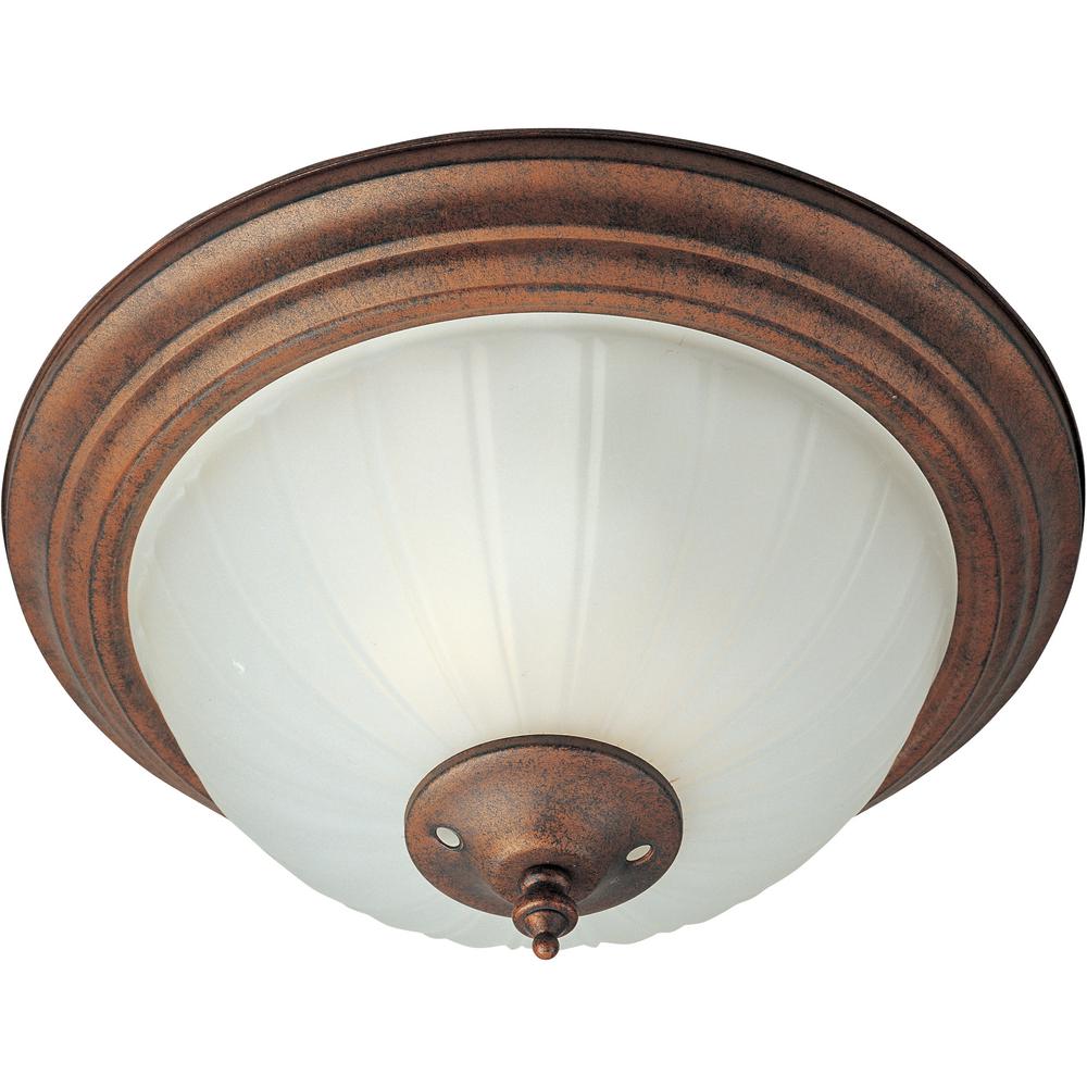 Basic-Max 2-Light Satin Nickel Ceiling Fan Bowl Light Kit