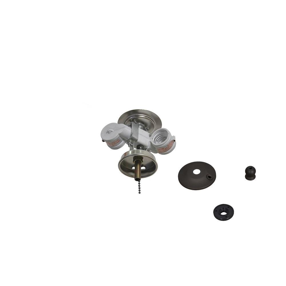 Larson 52 in. Oil Rubbed Bronze Ceiling Fan Replacement Light Kit