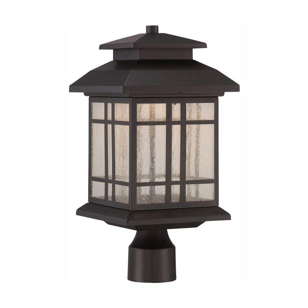 Piedmont Oil Rubbed Bronze Outdoor LED Post Lantern