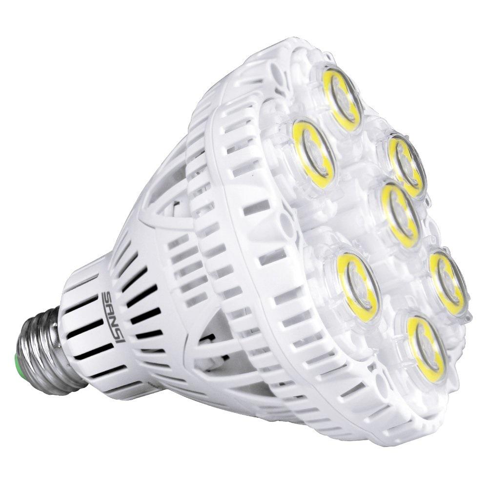 SANSI 300-Watt Equivalent BR30 1-Light Non-Dimmable 5500 Lumens LED Light Bulb Daylight in 5000K
