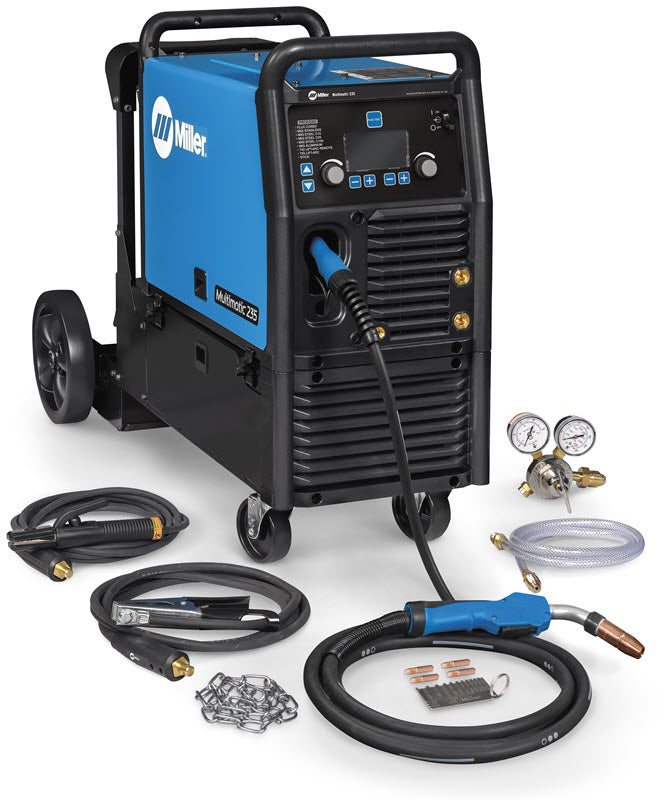 Miller Multimatic 235 Multiprocess Welder w/EZ-Latch Running Gear 951846