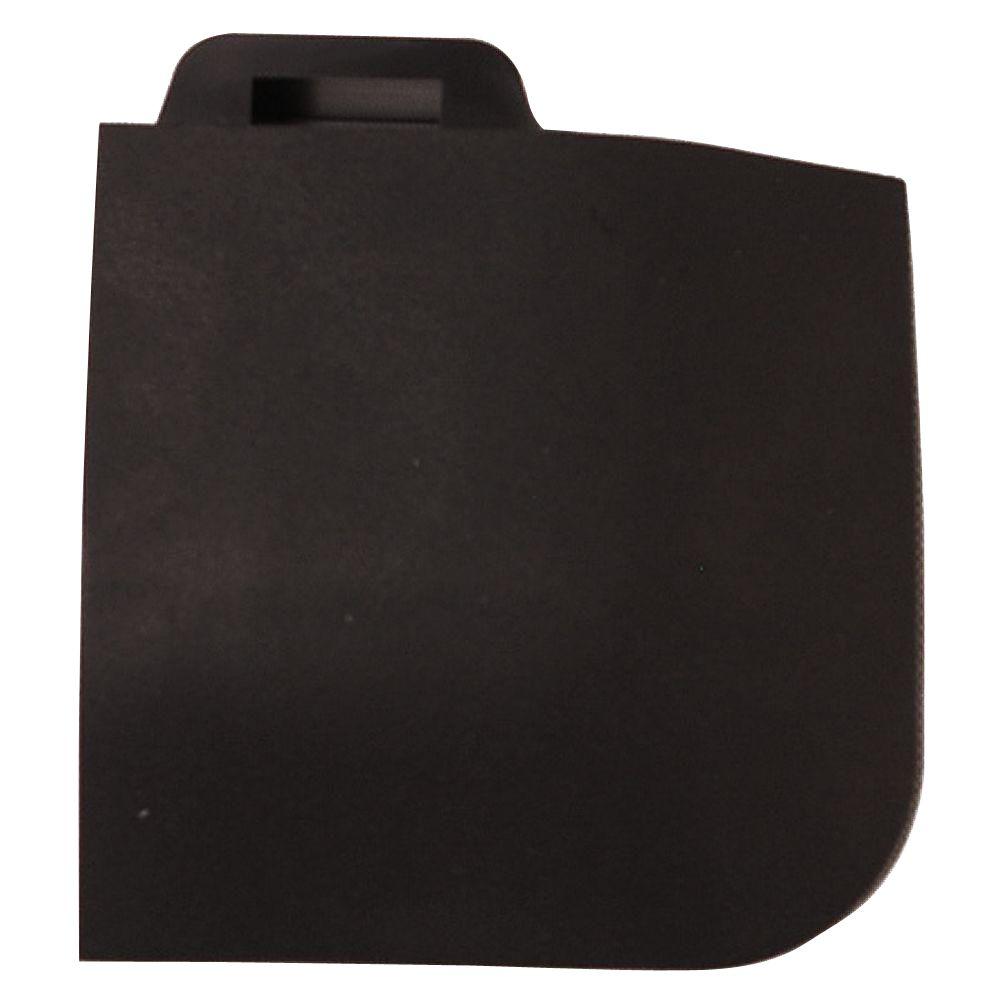 Greatmats StayLock Corner Edging Black 2.6 in. x 2.6 in. x 0.56 in. Gym Plastic Corner Tile