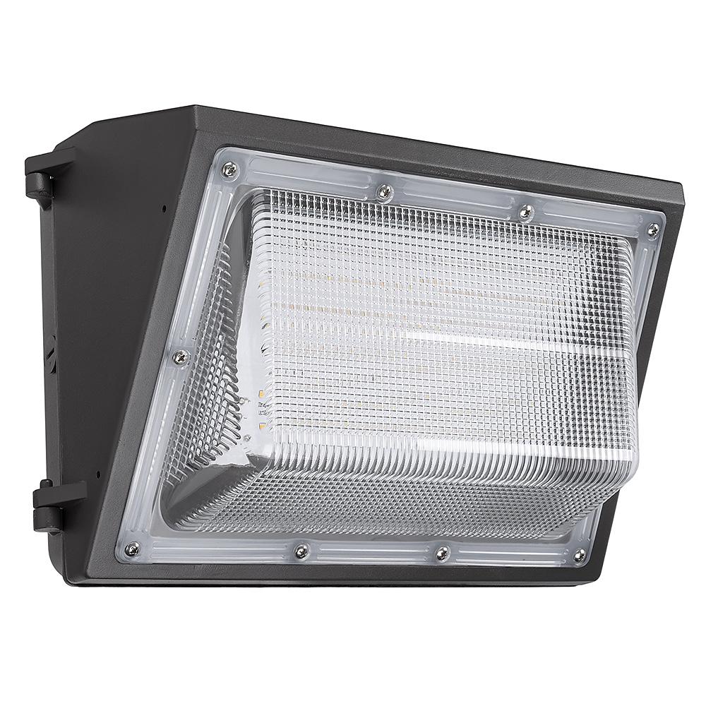 150-Watt Equivalent Integrated LED Bronze 14 in. Outdoor Wall Pack Light 5000K Daylight Photocell Compatible 3500 Lumens
