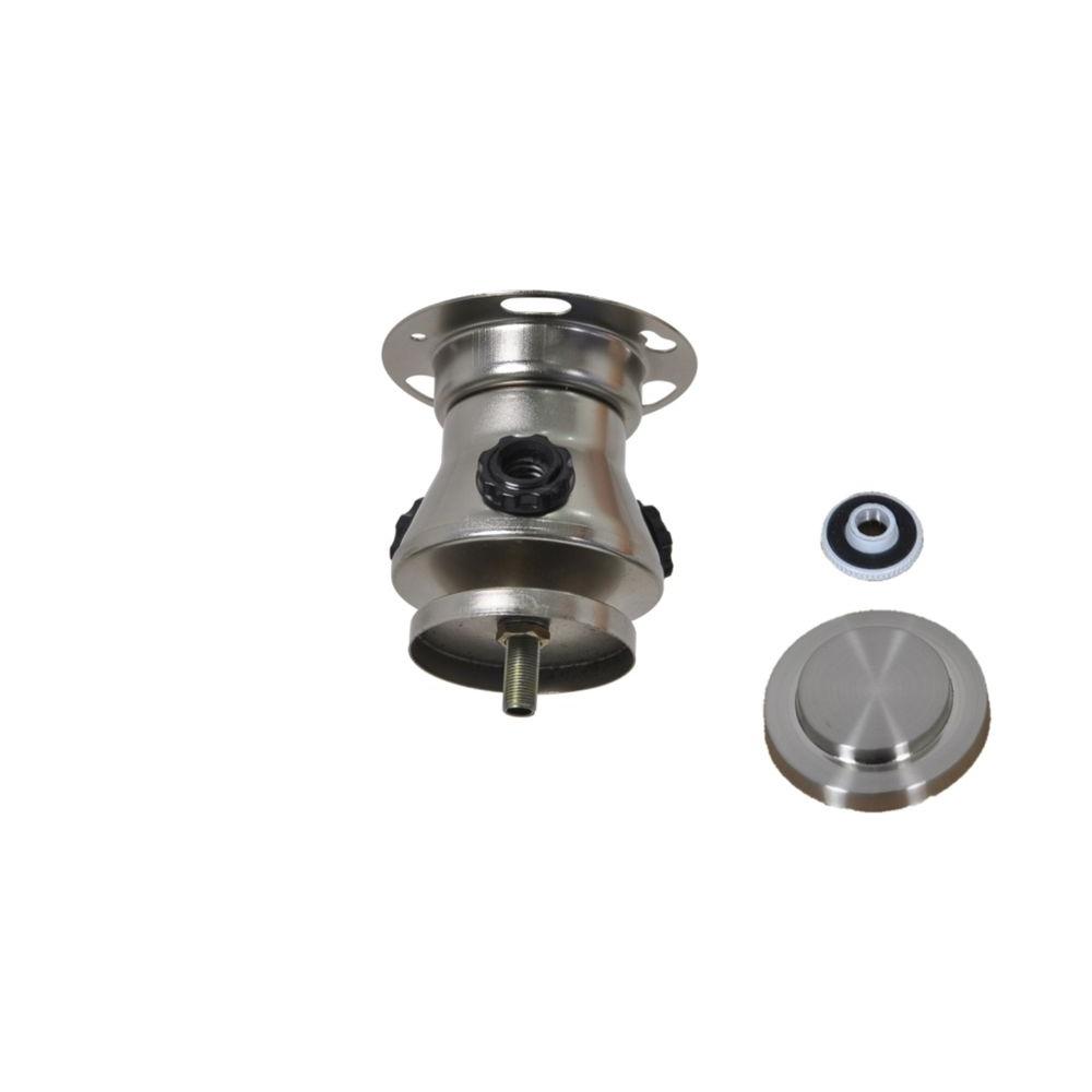 Brookedale 60 in. Brushed Nickel Ceiling Fan Replacement Light Kit with Candelabra Sockets