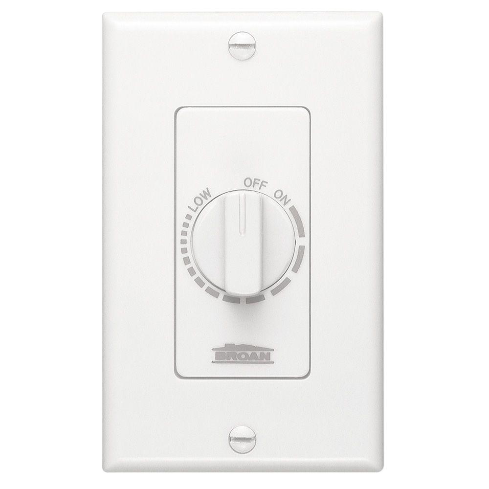 Broan-NuTone Electronic Variable-Speed Fan Control in White