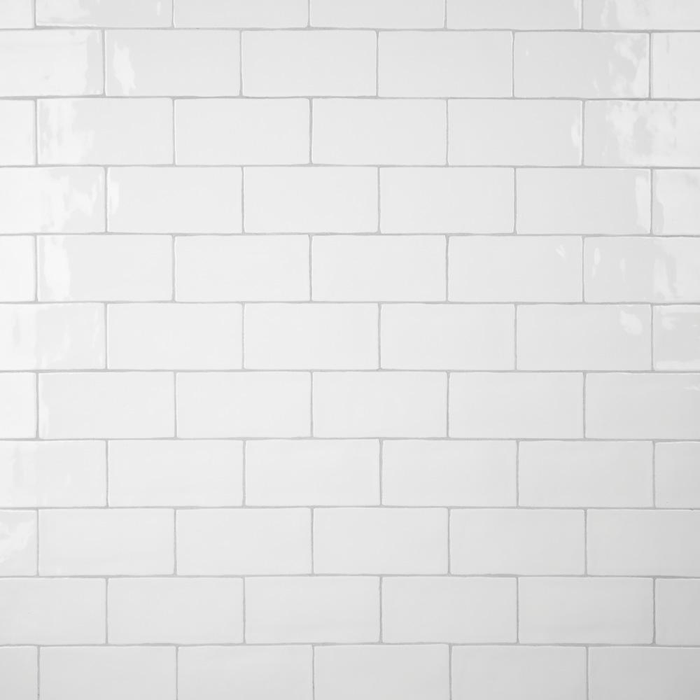 Merola Tile Castillo White 2-7/8 in. x 5-7/8 in. Ceramic Subway Wall Tile (5.67 sq. ft. / Case)