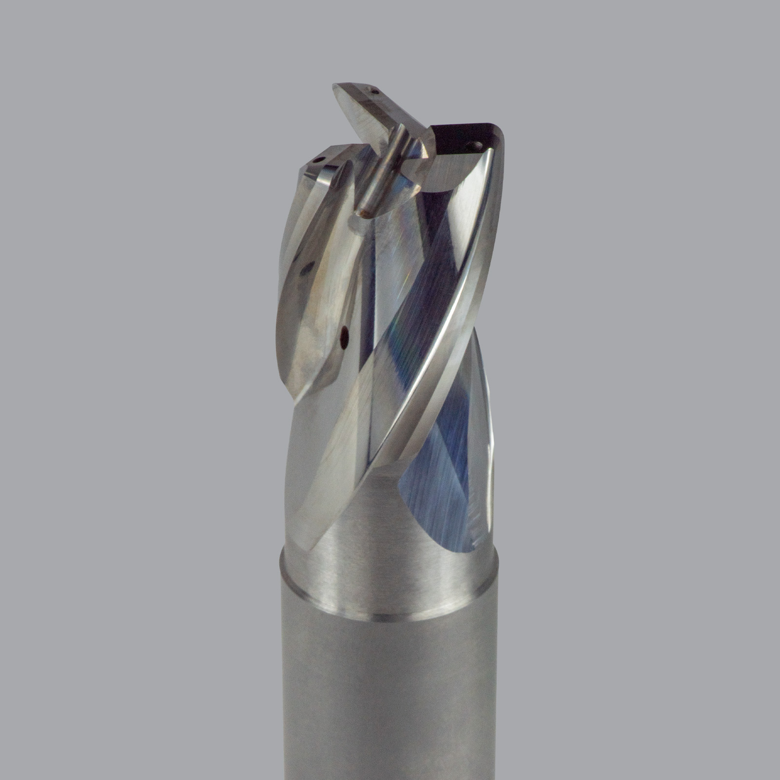 Onsrud AHR2656037 Solid Carbide end mill, 3 flute, 0.060 corner rad, Necked short length, Uncoated
