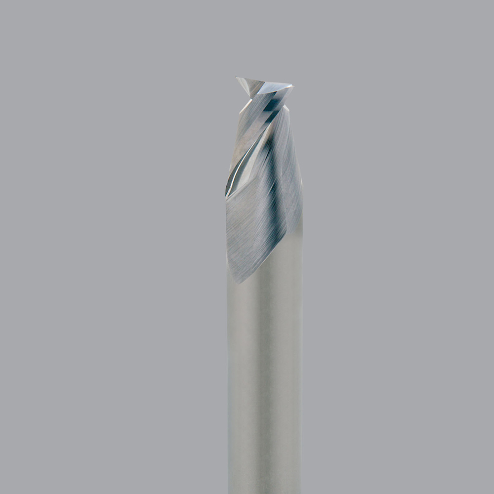 Onsrud AMC400003 Solid Carbide end mill 2FL 1/8 x 1/4 x 2 OAL Square CR For ISO N Non-Ferrous, Aluminum, Brass, Bronze, Copper, 1/8 Shank, ZrN Coated
