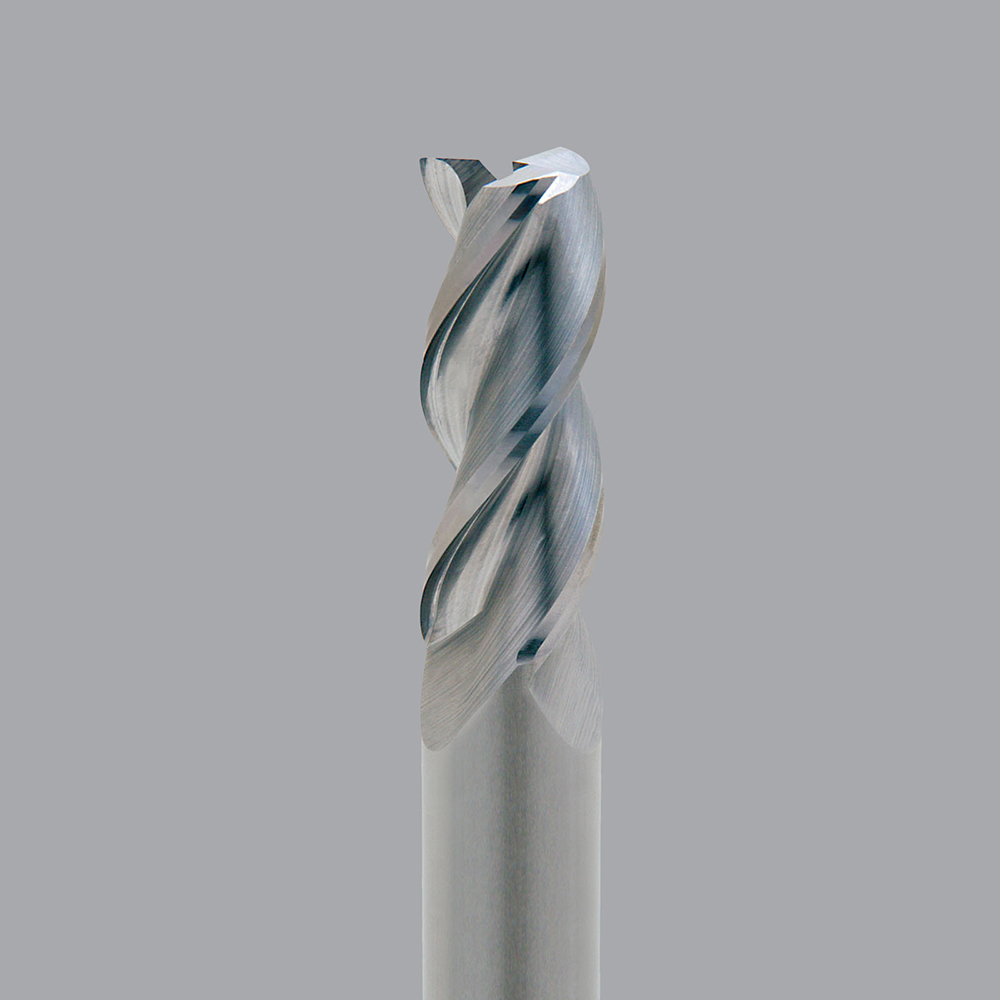 Onsrud AMC704081 Solid Carbide end mill 3FL 5/8 x 1-5/8 x 4 OAL 0.190 CR For ISO N Non-Ferrous, Aluminum, Brass, Bronze, Copper, 5/8 Shank, ZrN Coated