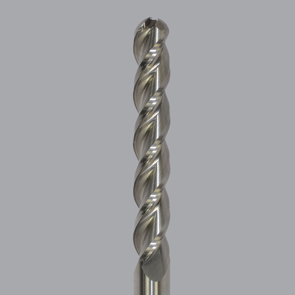 Onsrud AMC705289 Solid Carbide end mill 3FL 1/2 x 3-1/8 x 6 OAL Ball CR For ISO N Non-Ferrous, Aluminum, Brass, Bronze, Copper, 1/2 Shank, ZrN Coated