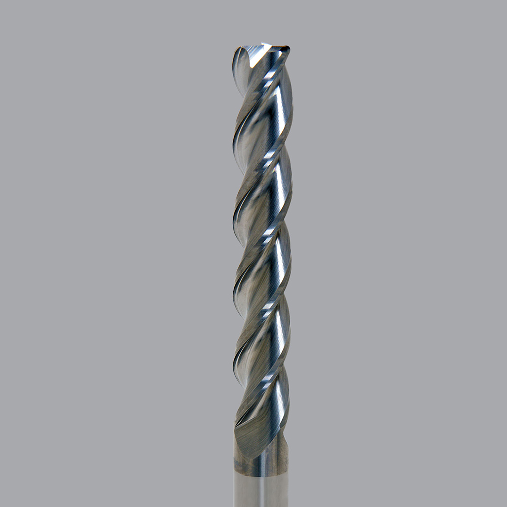 Onsrud AMC705257 Solid Carbide end mill 3FL 1/2 x 3-1/8 x 6 OAL 0.015 CR For ISO N Non-Ferrous, Aluminum, Brass, Bronze, Copper, 1/2 Shank, ZrN Coated