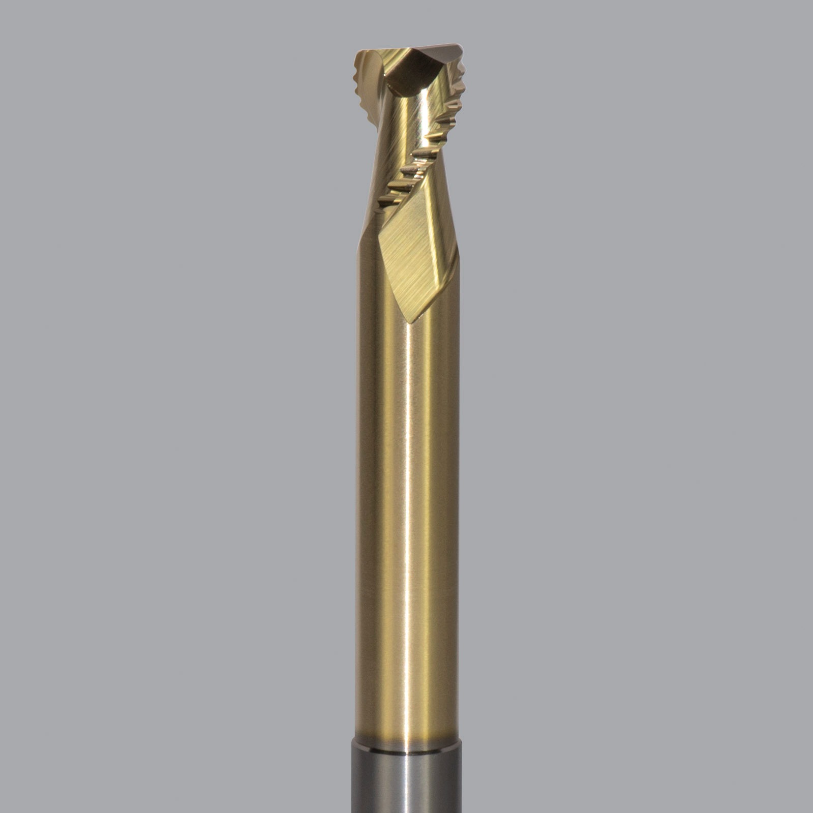 Onsrud AMC800027 Solid Carbide end mill 2FL 1/2 x 5/8 x 5 OAL 0.060 CR For ISO N Non-Ferrous, Aluminum, Brass, Bronze, Copper, 1/2 Shank, ZrN Coated