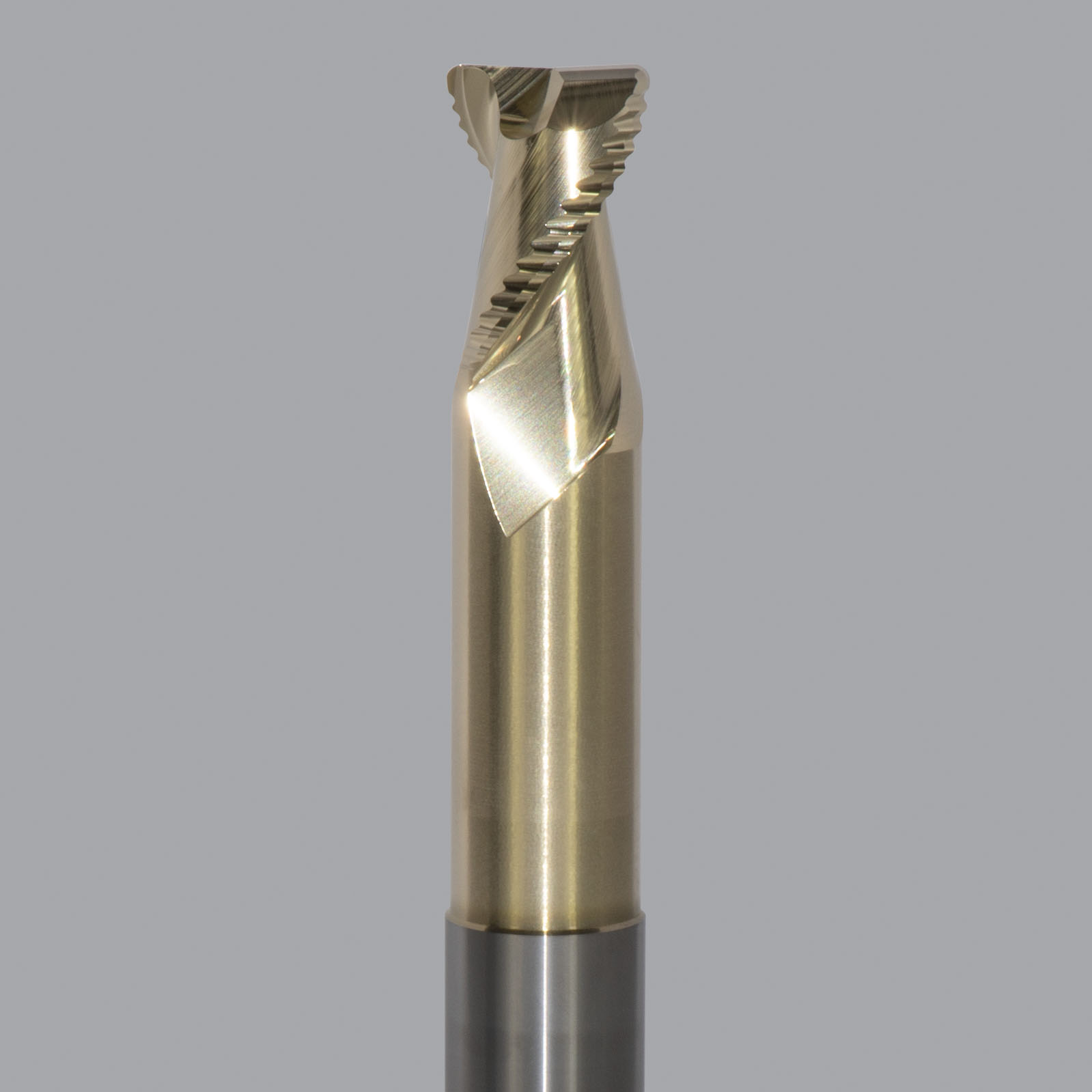 Onsrud AMC800029 Solid Carbide end mill 2FL 3/4 x 1/1 x 6 OAL 0.060 CR For ISO N Non-Ferrous, Aluminum, Brass, Bronze, Copper, 3/4 Shank, ZrN Coated