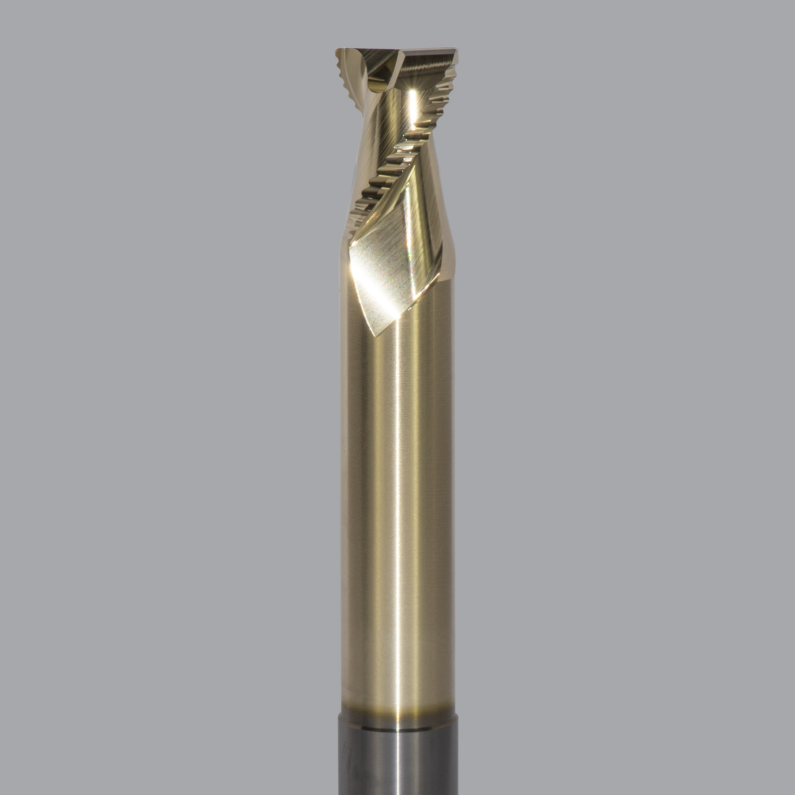 Onsrud AMC800191 Solid Carbide end mill 2FL 3/4 x 1/1 x 6 OAL 0.030 CR For ISO N Non-Ferrous, Aluminum, Brass, Bronze, Copper, 3/4 Shank, ZrN Coated