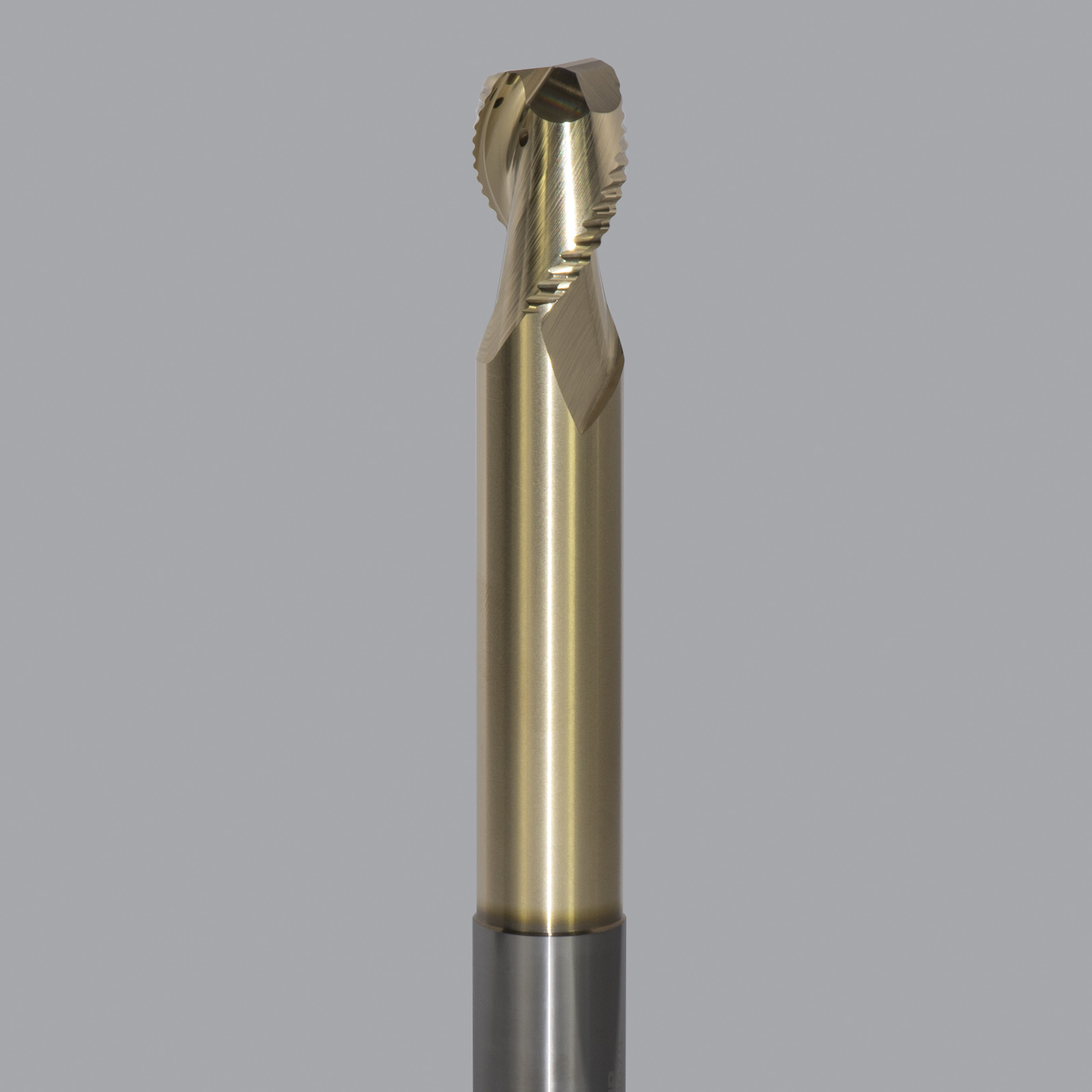 Onsrud AMC800079 Solid Carbide end mill 2FL 3/4 x 1/1 x 6 OAL 0.060 CR For ISO N Non-Ferrous, Aluminum, Brass, Bronze, Copper, 3/4 Shank, ZrN Coated
