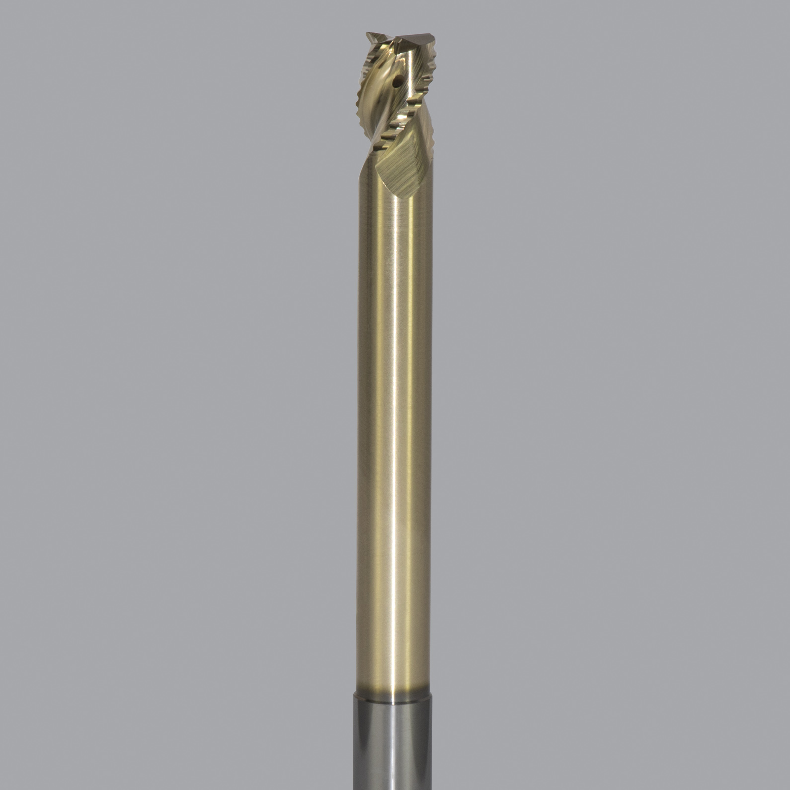 Onsrud AMC800175 Solid Carbide end mill 3FL 1/2 x 5/8 x 6 OAL 0.030 CR For ISO N Non-Ferrous, Aluminum, Brass, Bronze, Copper, 1/2 Shank, ZrN Coated