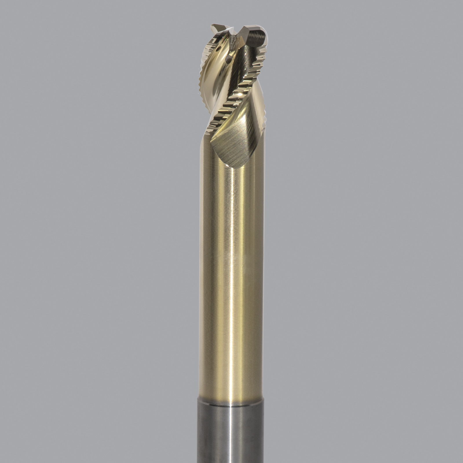 Onsrud AMC800181 Solid Carbide end mill 3FL 3/4 x 1/1 x 6 OAL 0.120 CR For ISO N Non-Ferrous, Aluminum, Brass, Bronze, Copper, 3/4 Shank, ZrN Coated