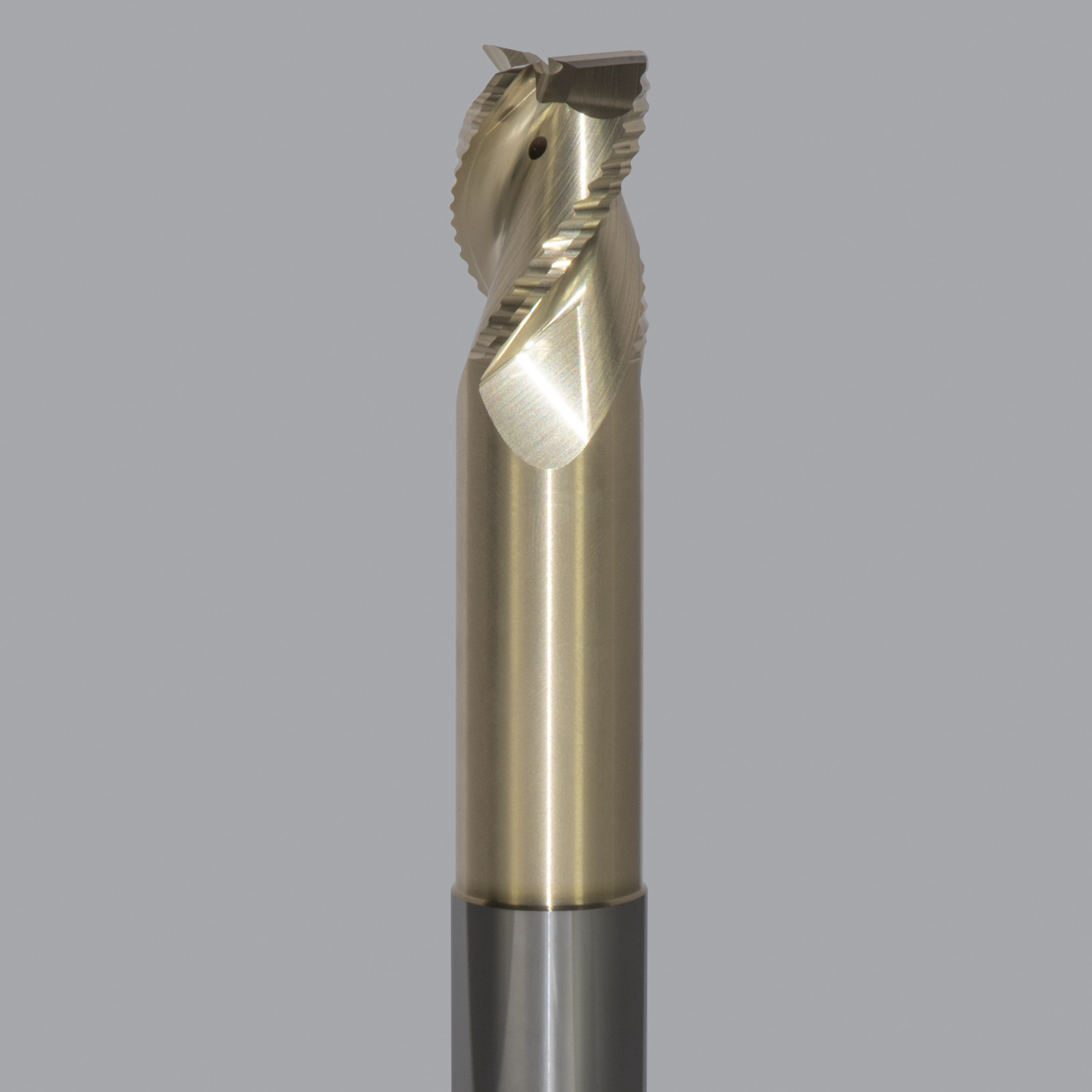 Onsrud AMC800237 Solid Carbide end mill 3FL 3/4 x 1/1 x 6 OAL 0.030 CR For ISO N Non-Ferrous, Aluminum, Brass, Bronze, Copper, 3/4 Shank, ZrN Coated