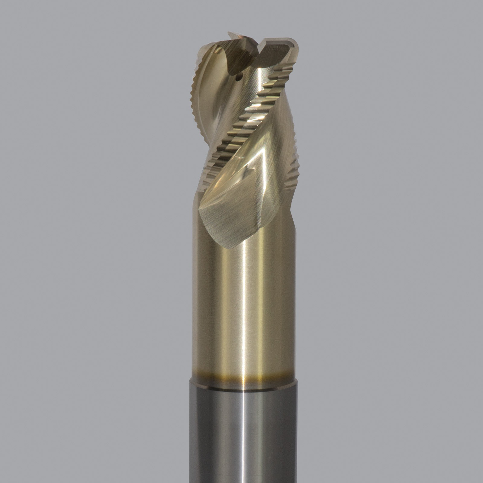 Onsrud AMC800173 Solid Carbide end mill 3FL 1/1 x 1-1/4 x 6 OAL 0.120 CR For ISO N Non-Ferrous, Aluminum, Brass, Bronze, Copper, 1/1 Shank, ZrN Coated