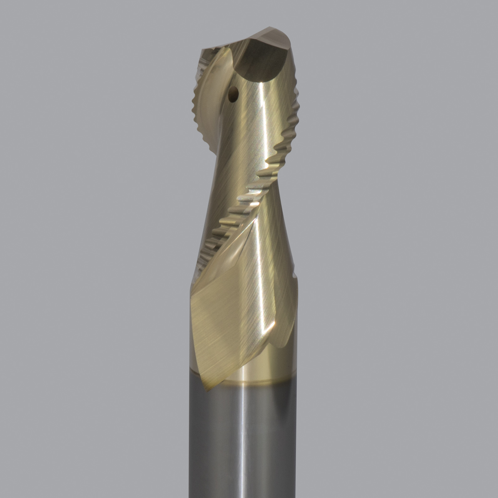Onsrud AMC800341 Solid Carbide end mill 2FL 5/8 x 1-3/8 x 3-1/2 OAL 0.030 CR For ISO N Non-Ferrous, Aluminum, Brass, Bronze, Copper, 5/8 Shank, ZrN Coated