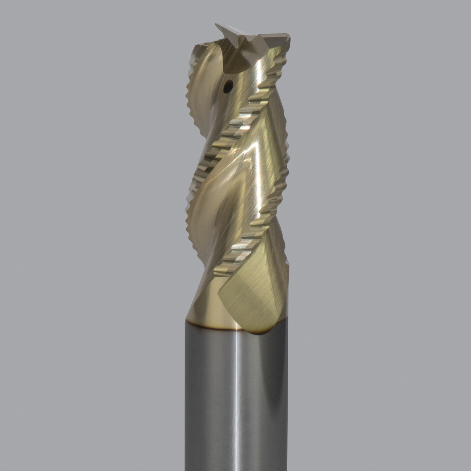 Onsrud AMC800483 Solid Carbide end mill 3FL 5/8 x 1-3/8 x 3-1/2 OAL 0.030 CR For ISO N Non-Ferrous, Aluminum, Brass, Bronze, Copper, 5/8 Shank, ZrN Coated