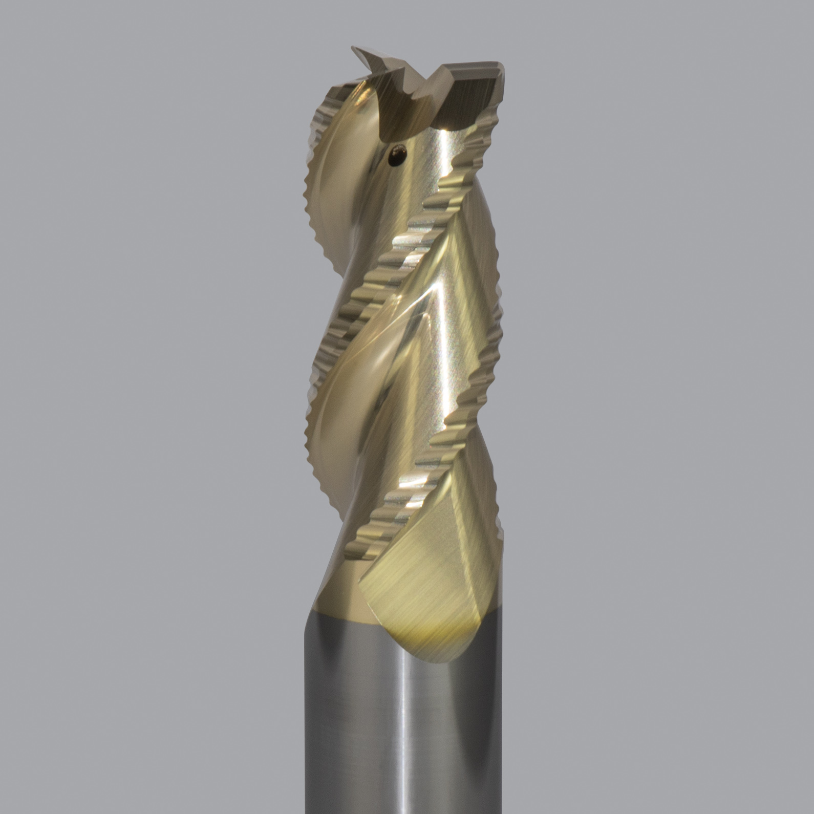 Onsrud AMC800505 Solid Carbide end mill 3FL 3/4 x 1-3/4 x 4 OAL 0.030 CR For ISO N Non-Ferrous, Aluminum, Brass, Bronze, Copper, 3/4 Shank, ZrN Coated