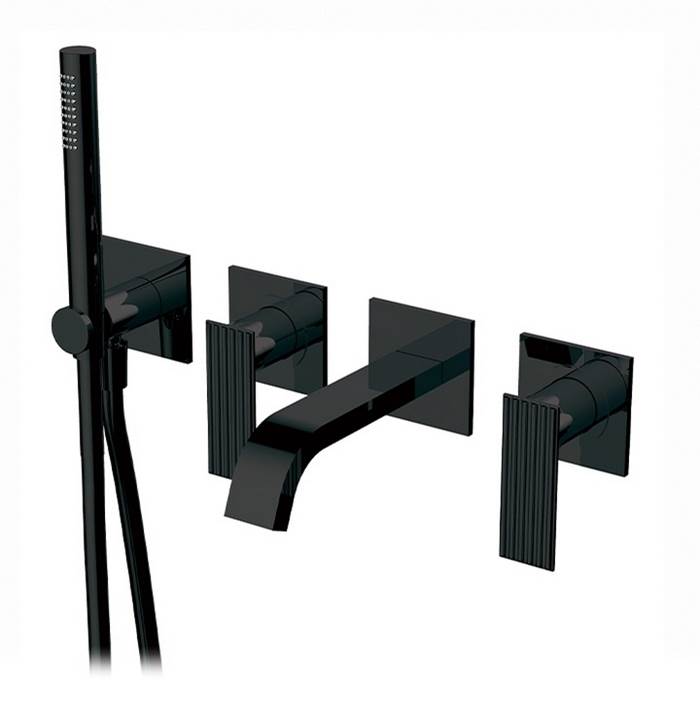 Aquabrass ABFC34004 34004 Tosca WallMount Tub Filler with Handshower-Trim Only