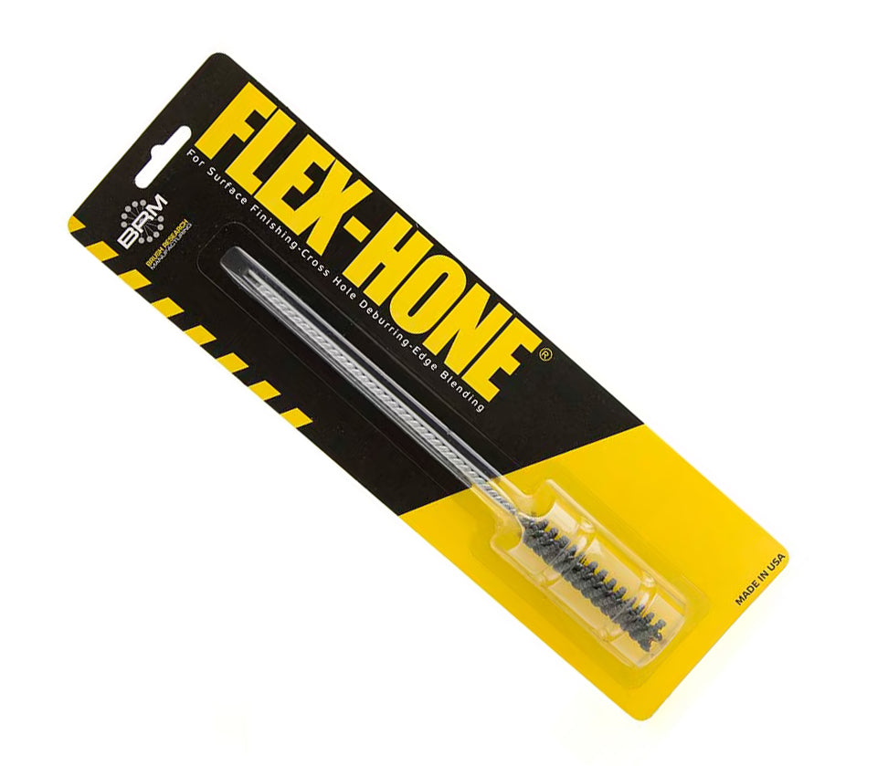 Brush Research BC10M18 10mm (.394"), 8" OAL, 180Grit, Flex-Hone Brush