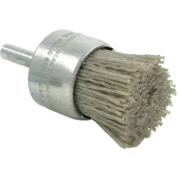 Brush Research BNS10AY80AO 1" Crimped Wire Nylon End Brush