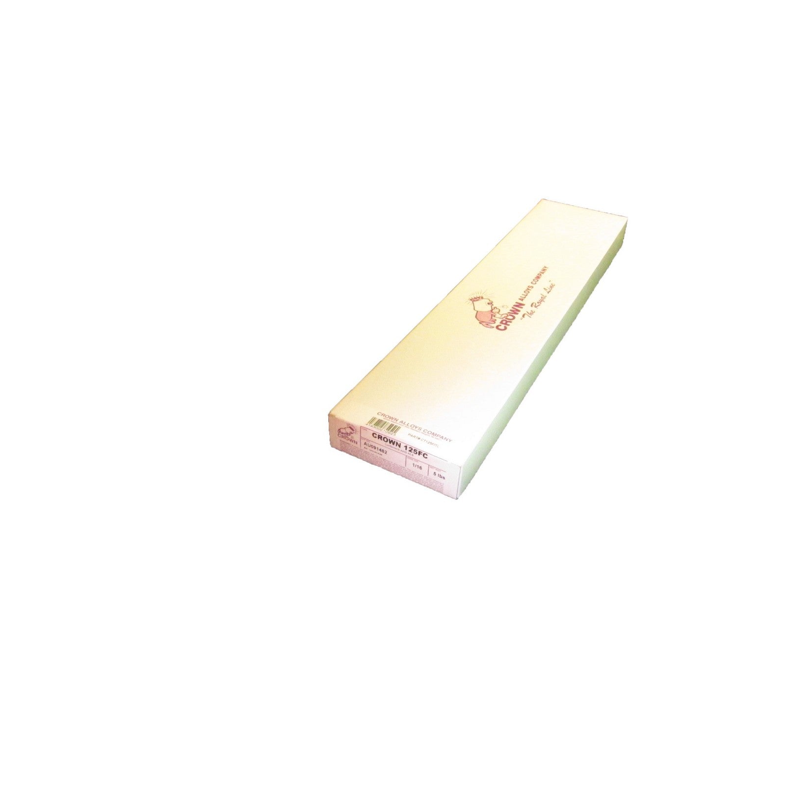 Crown Alloy 1/16 x 18 " CROWN 125 Bare Low-Fuming Bronze (RB CuZn-C) BRAZING 5 lb BOX (CT125/TL)