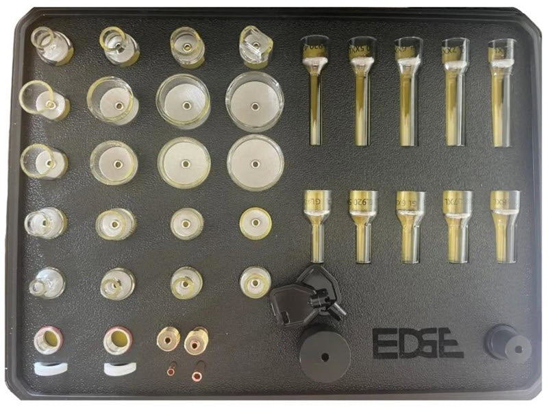 Everlast EDGE Pyrex Gas Lens Elite TIG Kit - 17/18/26 Torches