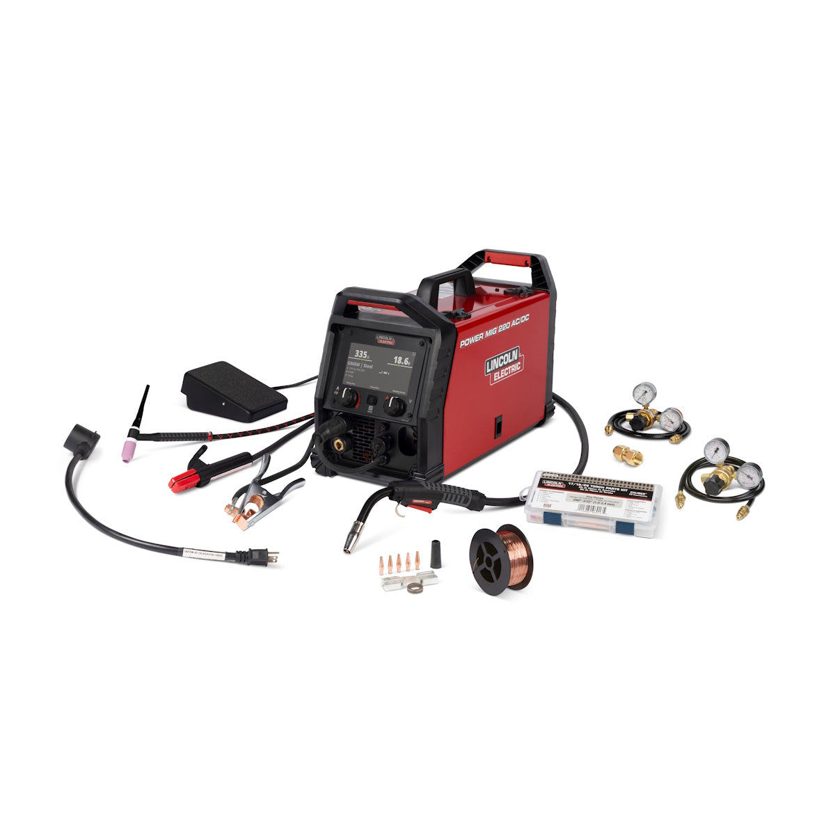 Lincoln Power MIG 220 AC/DC Multi-Process Welder (K5379-1)