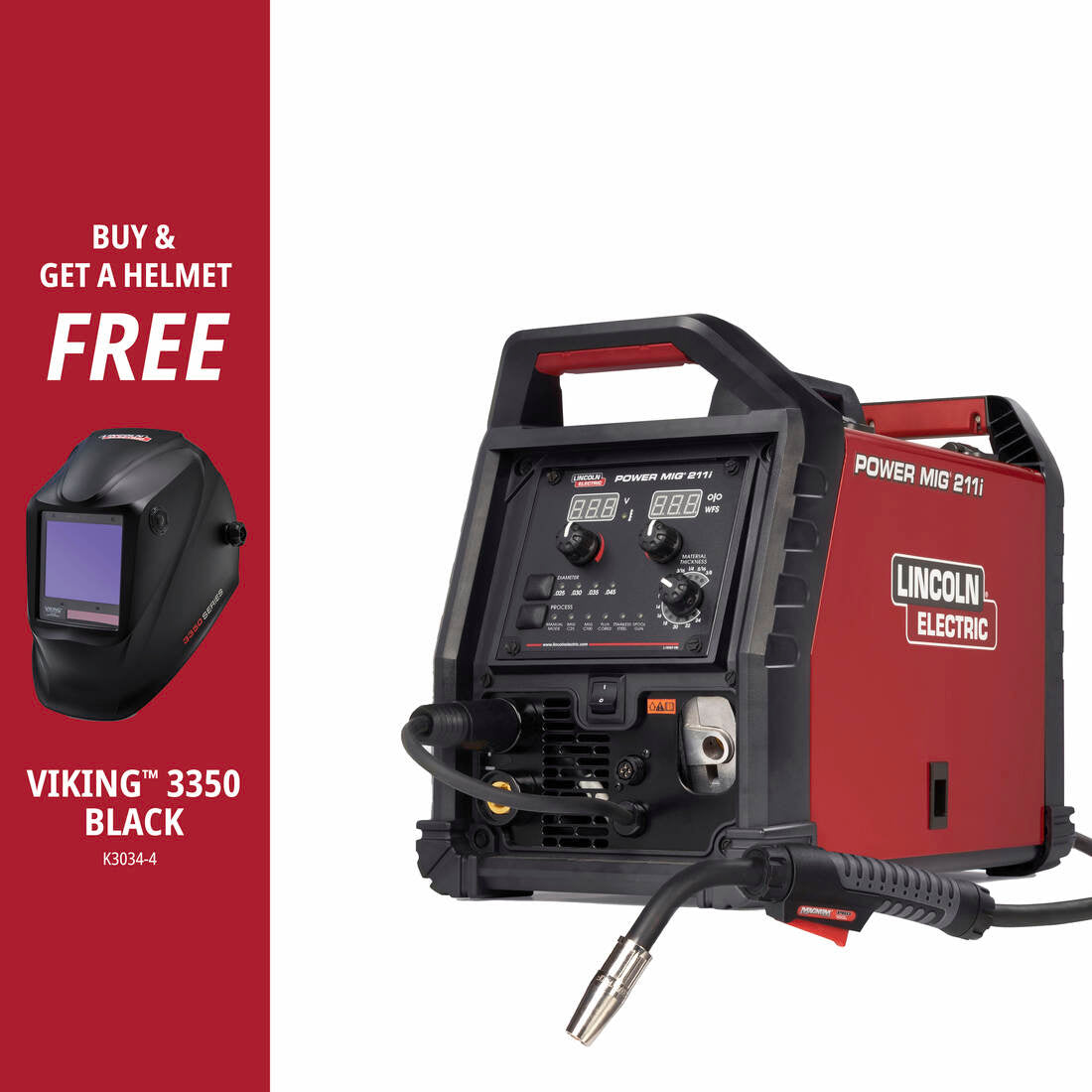 Lincoln Power MIG 211i Mig Welder (K6080-1)