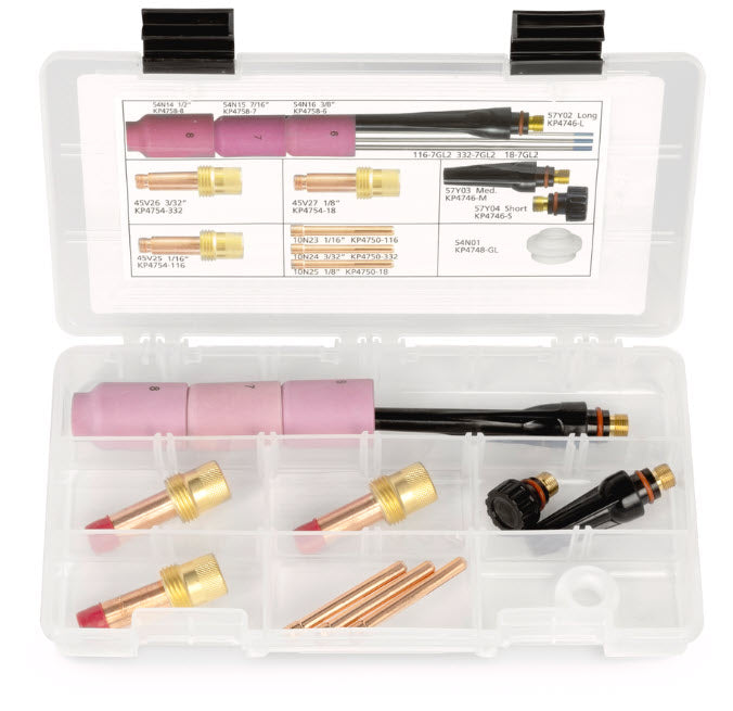 Lincoln Caliber 17/18/26 Series TIG Torch Spare Parts Kit KP4760-HD