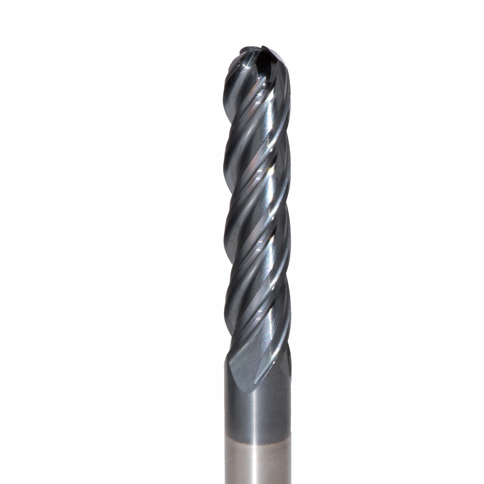 Onsrud MXB2650510 Solid Carbide end mill 4FL 1/4 x 1-1/8 x 3 OAL Ball CR For ISO S, ISO M, ISO P, Titanium, Stainless Steel, Steel, 1/4 Shank, ESG Coated