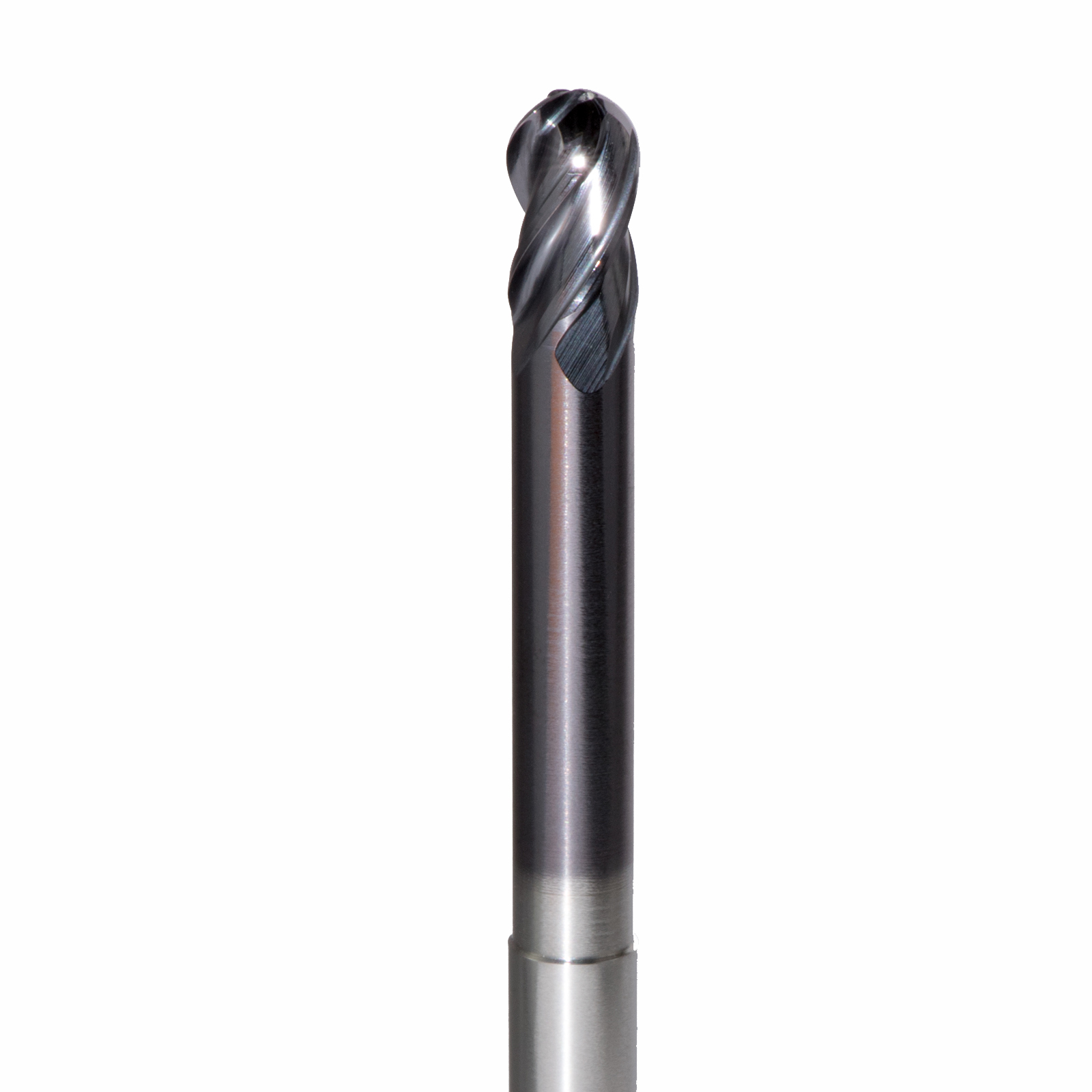 Onsrud MXB2650513W Solid Carbide end mill 4FL 1/4 x 3/8 x 4 OAL Ball CR For ISO S, ISO M, ISO P, Titanium, Stainless Steel, Steel, 1/4 Shank, ESG Coated