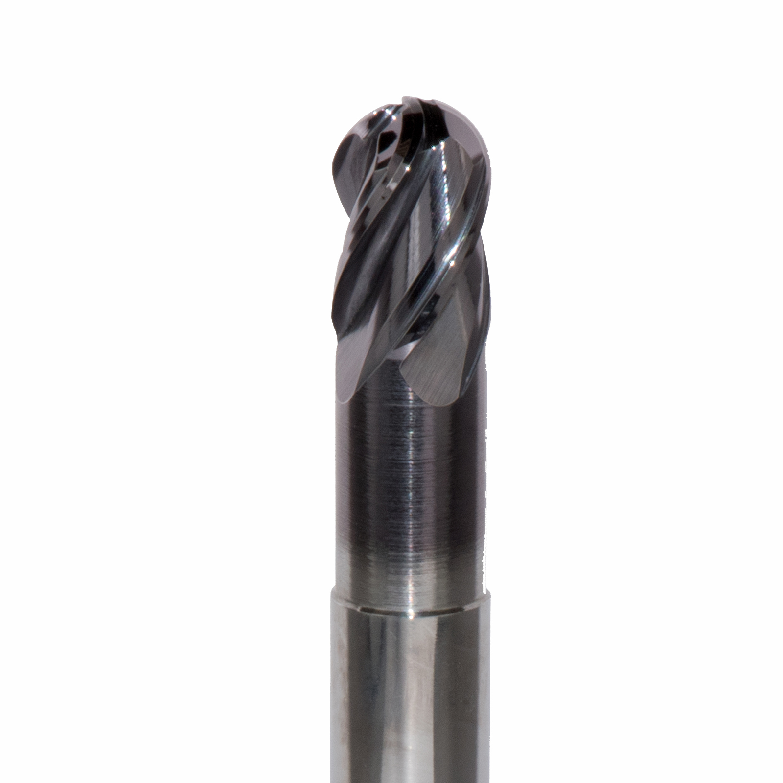 Onsrud MXB2650521 Solid Carbide end mill 4FL 3/8 x 1/2 x 4 OAL Ball CR For ISO S, ISO M, ISO P, Titanium, Stainless Steel, Steel, 3/8 Shank, ESG Coated