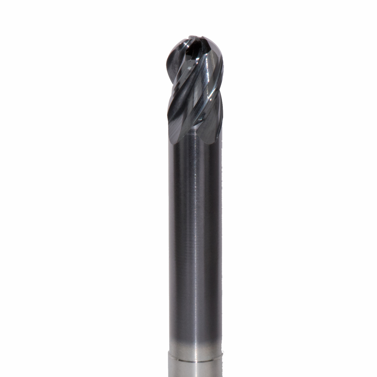 Onsrud MXB2650522W Solid Carbide end mill 4FL 3/8 x 1/2 x 4 OAL Ball CR For ISO S, ISO M, ISO P, Titanium, Stainless Steel, Steel, 3/8 Shank, ESG Coated