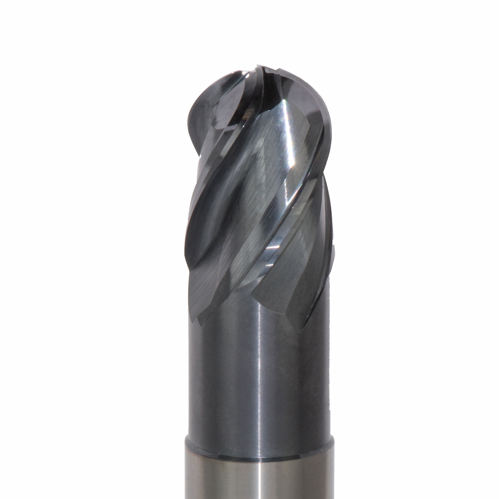 Onsrud MXB2650545 Solid Carbide end mill 4FL 1/1 x 1-1/4 x 5 OAL Ball CR For ISO S, ISO M, ISO P, Titanium, Stainless Steel, Steel, 1/1 Shank, ESG Coated