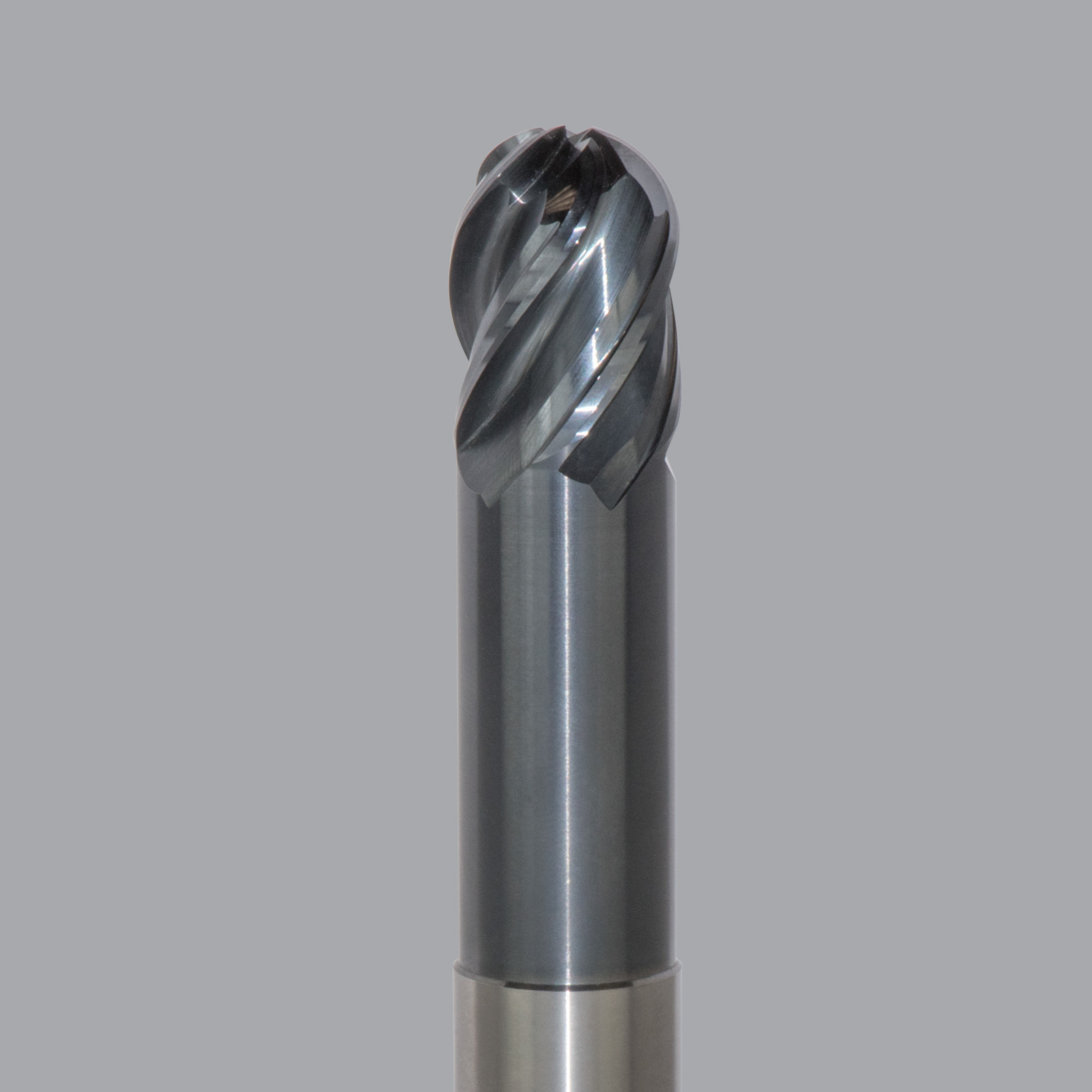 Onsrud MXB2650566 Solid Carbide end mill 5FL 1/1 x 3-1/4 x 7 OAL Ball CR For ISO S, ISO M, ISO P, Titanium, Stainless Steel, Steel, 1/1 Shank, ESG Coated